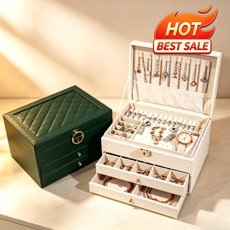 Men'S Accessories Drawer Organizer - Large Capacity Drawer Type Multi Layer