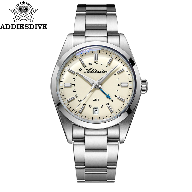 Men'S Accessories Jewelry - ADDIESDIVE Hot Brand 36mm Luxury GMT
