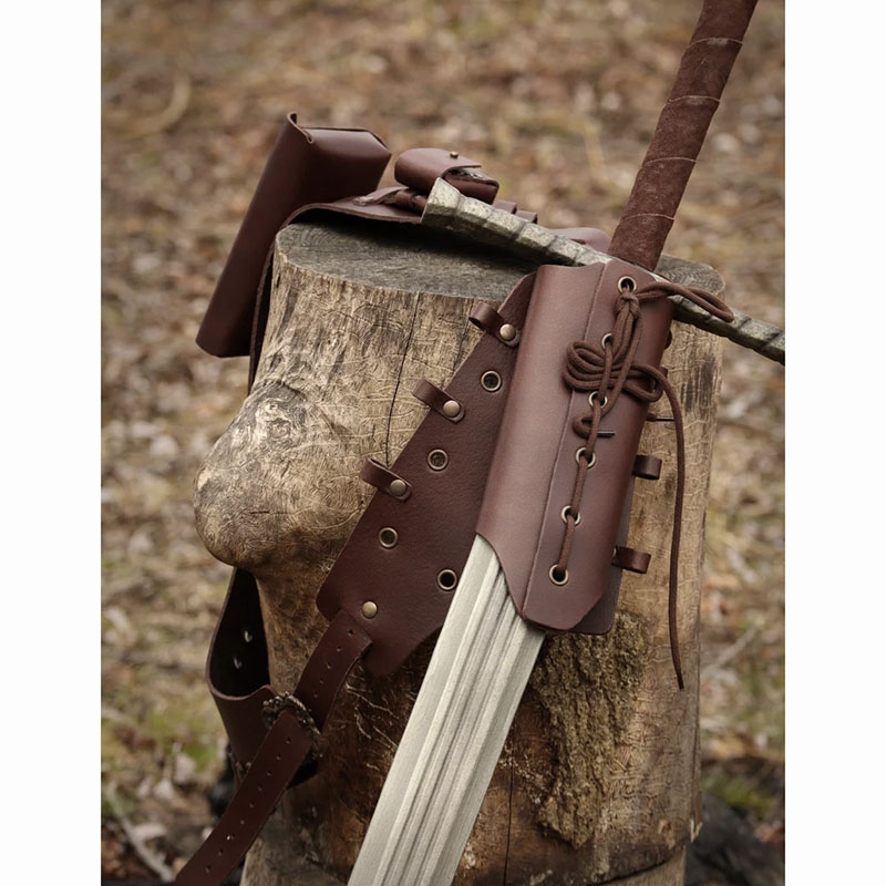 Medieval Sword Shoulder Back S - Men'S Viking Accessories 评论和价格