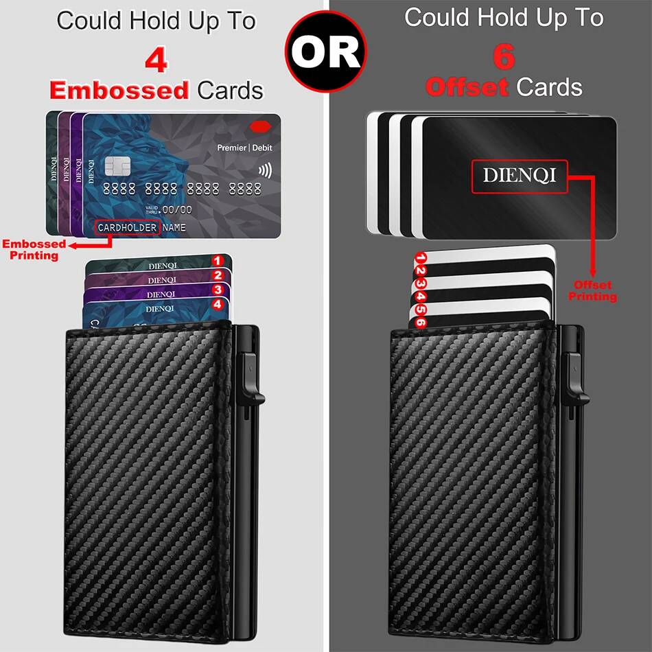 OUIO Rfid Credit Card Holder W - Card Case Minimalist 评论和价格