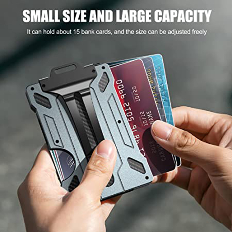 RFID Fashion Card Wallet Credi - Card Case Minimalist 评论和价格
