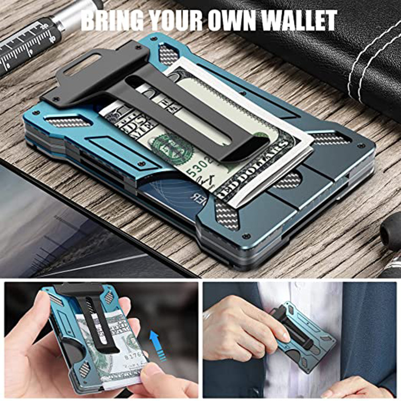 RFID Fashion Card Wallet Credi - Card Case Minimalist 评论和价格