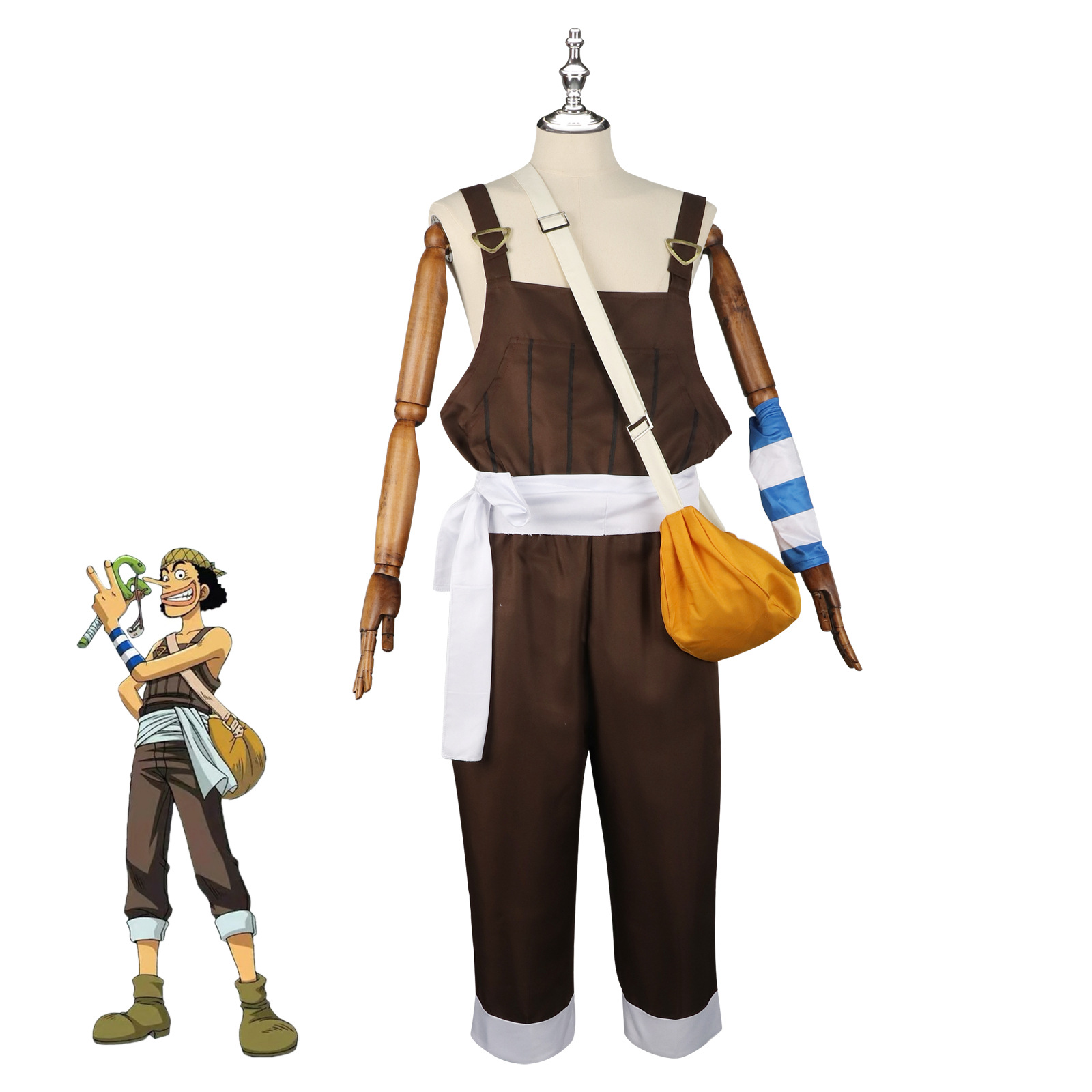 Anime UUsopp Cosplay Costume B - Men Accessories Korea 评论和价格