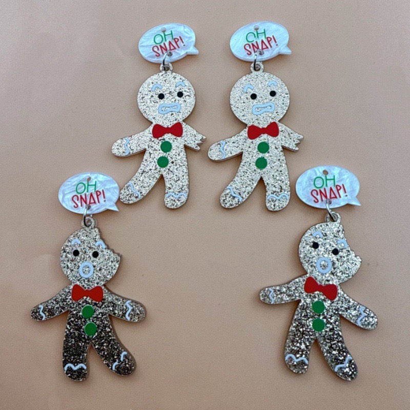 10pcs Cute Christmas Gingerbre - Men'S Accessories Jewelry 评论和价格