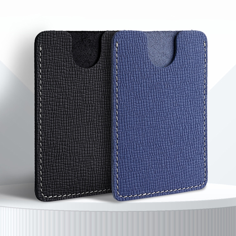 Ultra-Thin Genuine Leather Cre - Card Case Minimalist 评论和价格