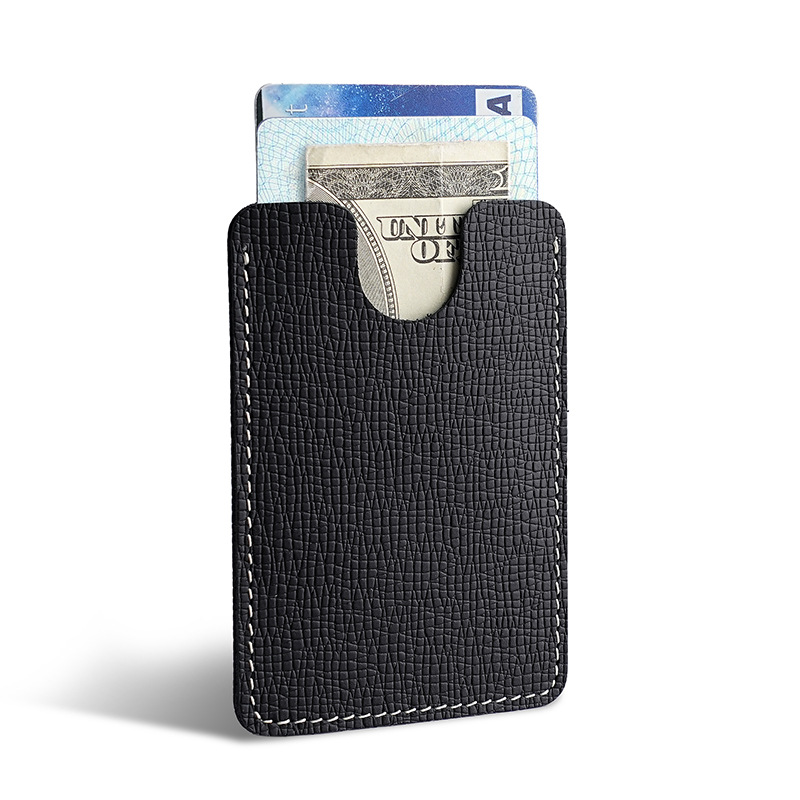 Ultra-Thin Genuine Leather Cre - Card Case Minimalist 评论和价格