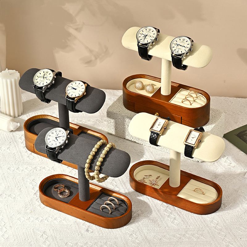 Oirlv Solid Wood Watch Organiz - Men'S Accessories Drawer Organizer 评论和价格