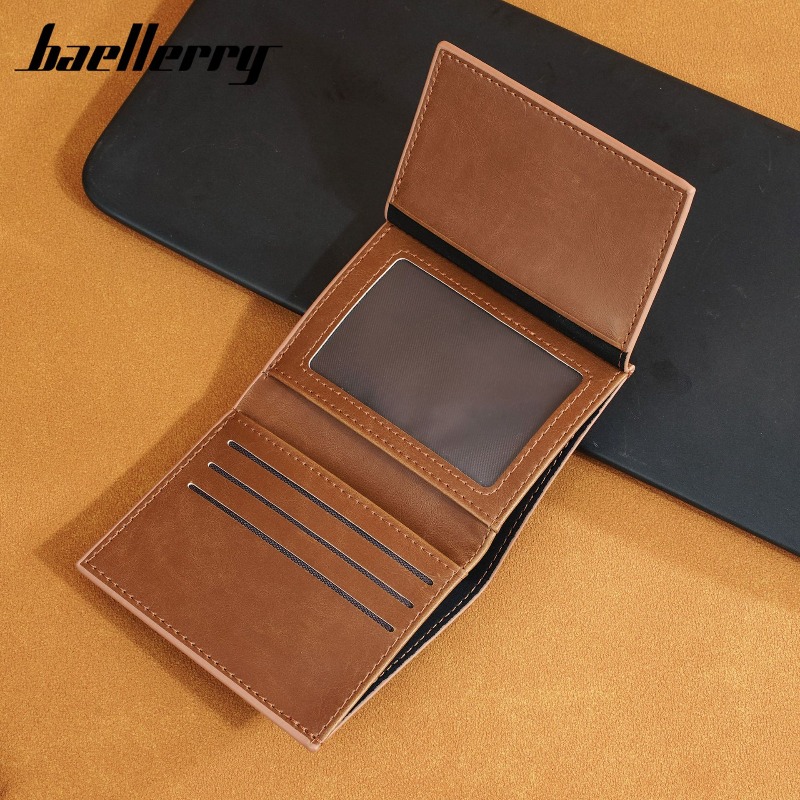 Baellery Vintage PU Leather Wa - Card Case Minimalist 评论和价格