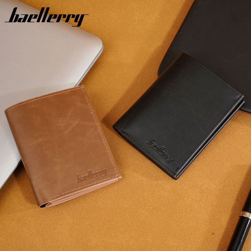 Baellery Vintage PU Leather Wa - Card Case Minimalist 评论和价格