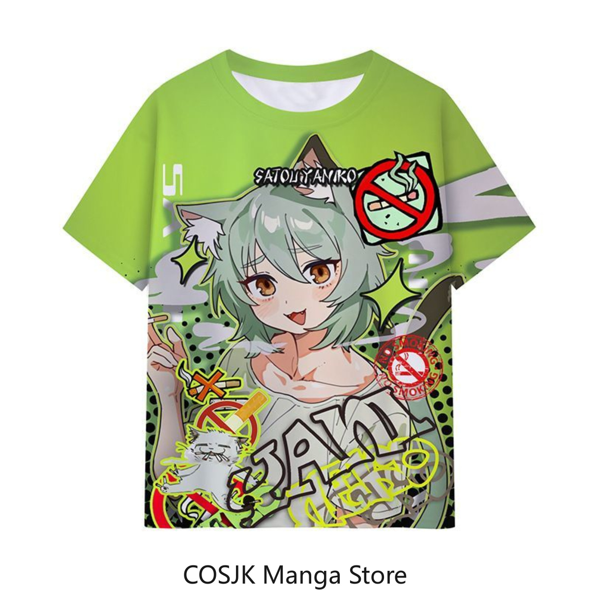 Anime Chainsmoker Cat Yani Nek - Men Accessories Korea 评论和价格