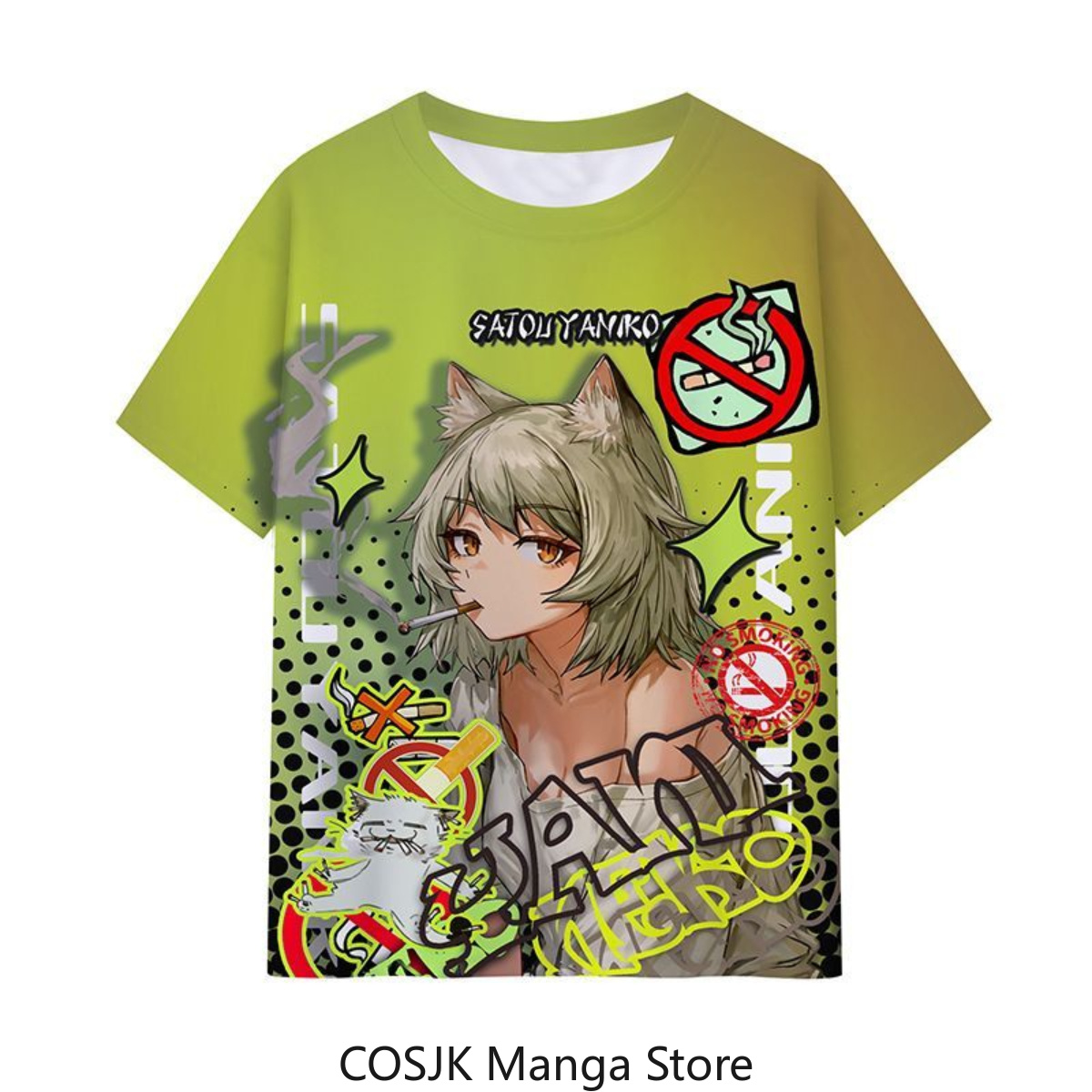 Anime Chainsmoker Cat Yani Nek - Men Accessories Korea 评论和价格