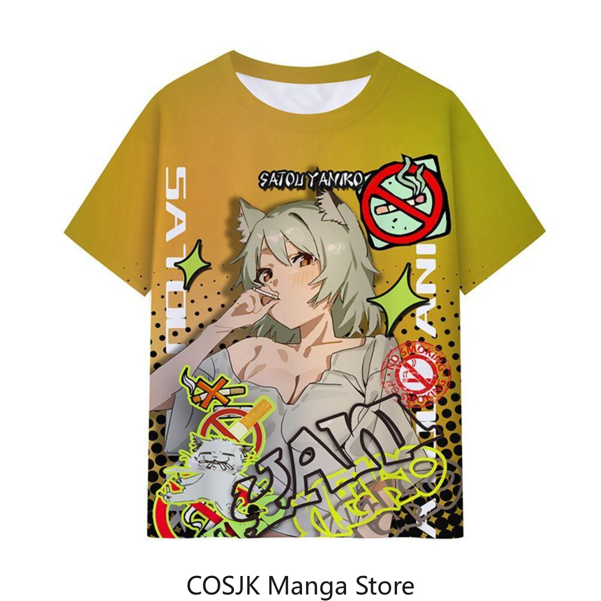 Anime Chainsmoker Cat Yani Nek - Men Accessories Korea 评论和价格