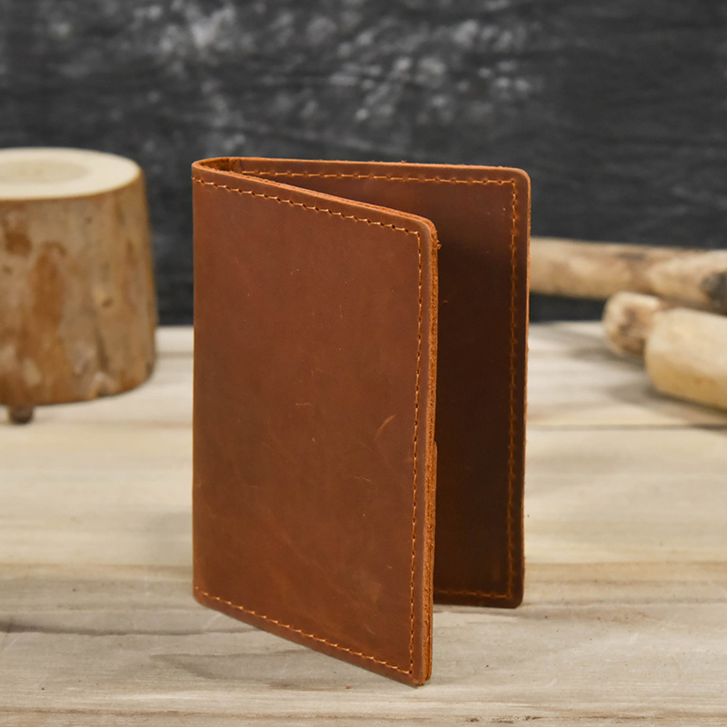 Vintage Leather Driver License - Card Case Minimalist 评论和价格