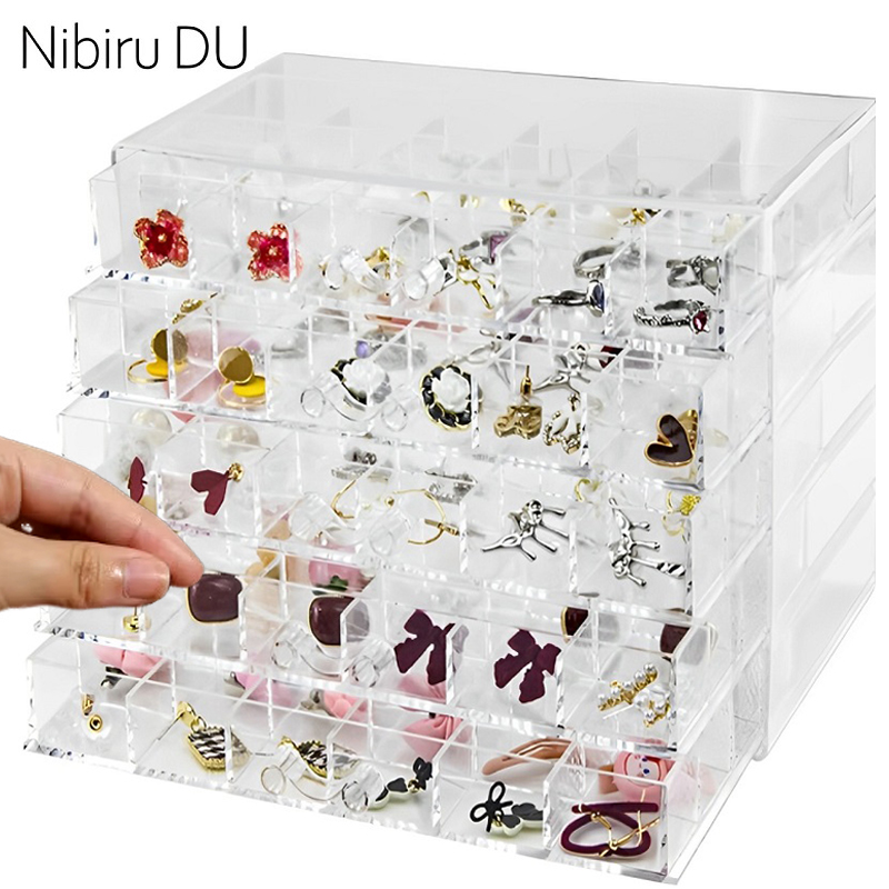 Transparent Jewelry Storage Bo - Men'S Accessories Drawer Organizer 评论和价格