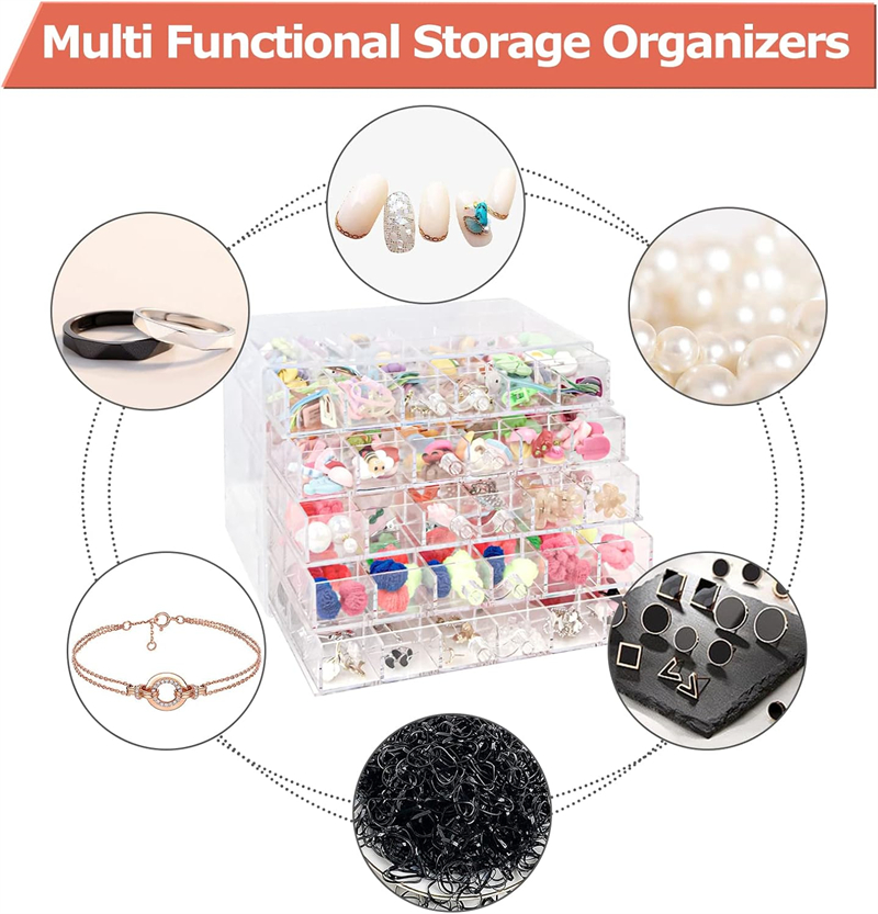 Transparent Jewelry Storage Bo - Men'S Accessories Drawer Organizer 评论和价格
