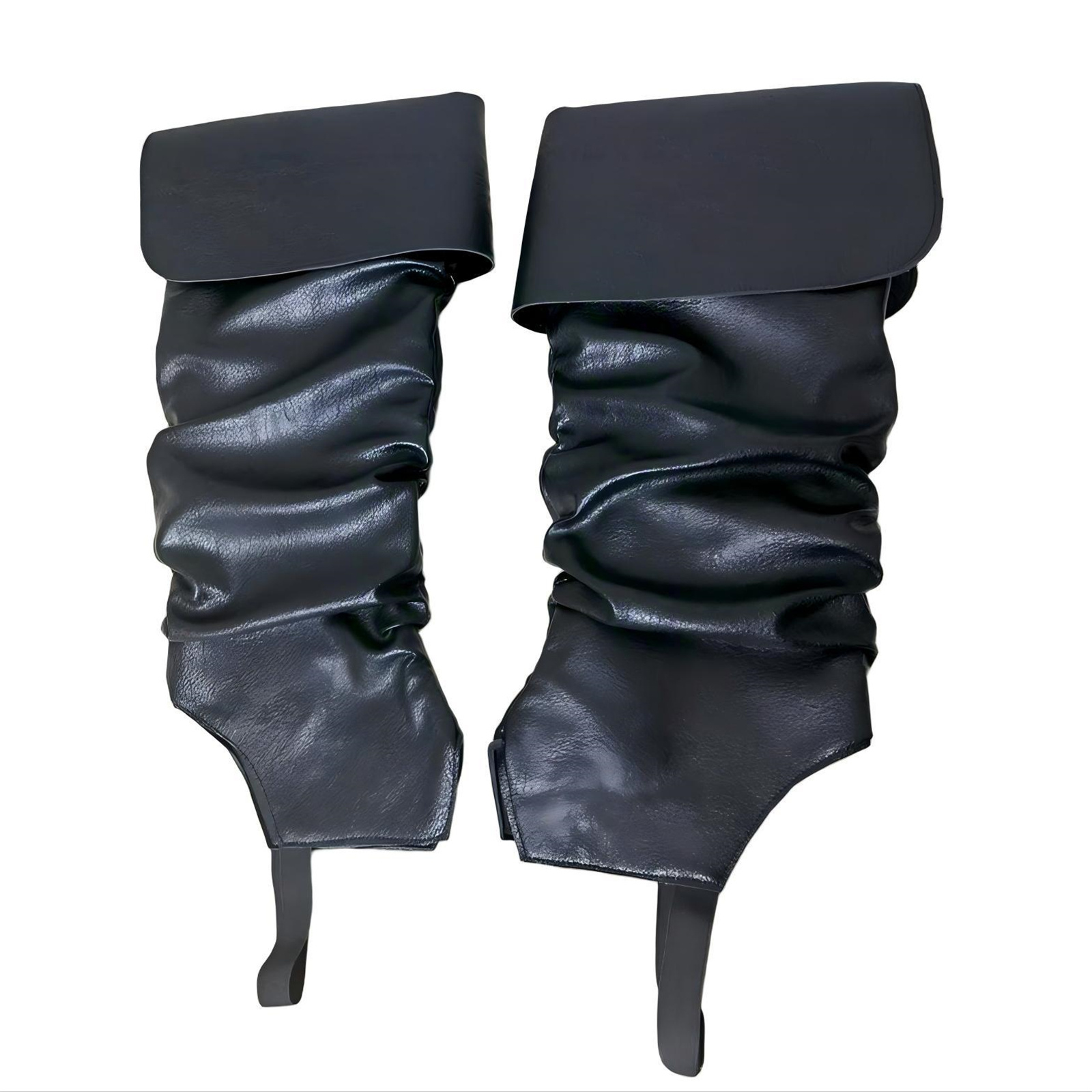 Medieval Pirate Boot Covers Ad - Men'S Viking Accessories 评论和价格