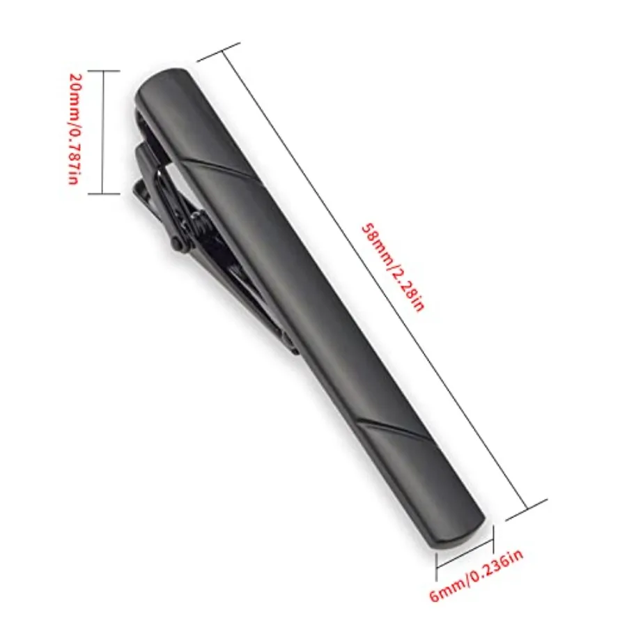 4Pcs Tie Clips For Men Tie Bar - Men Accessories Gift 评论和价格