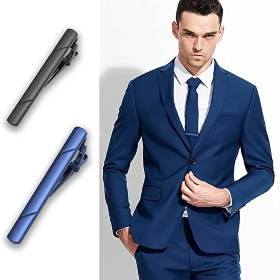 4Pcs Tie Clips For Men Tie Bar - Men Accessories Gift 评论和价格