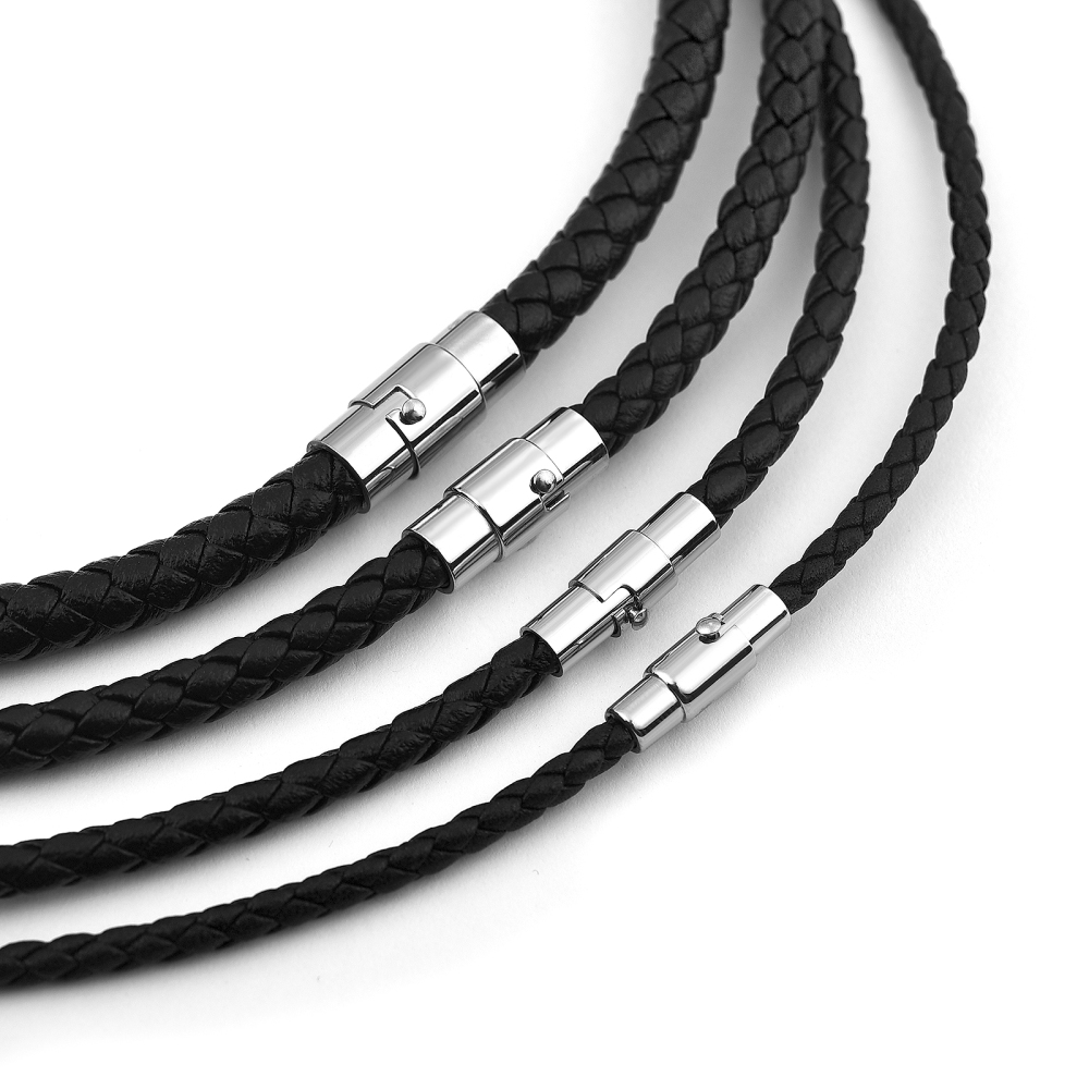 45/50/60cm Leather Necklace Wa - Men'S Accessories Chain 评论和价格