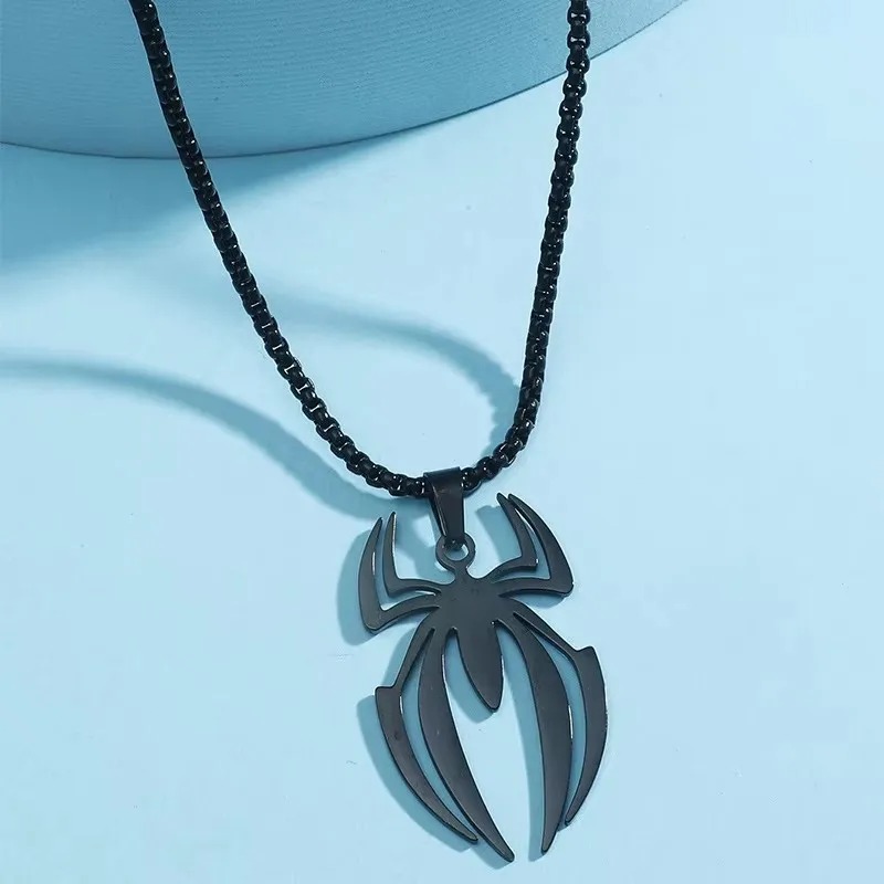 Gothic Spider Shape Necklace S - Men'S Accessories Chain 评论和价格