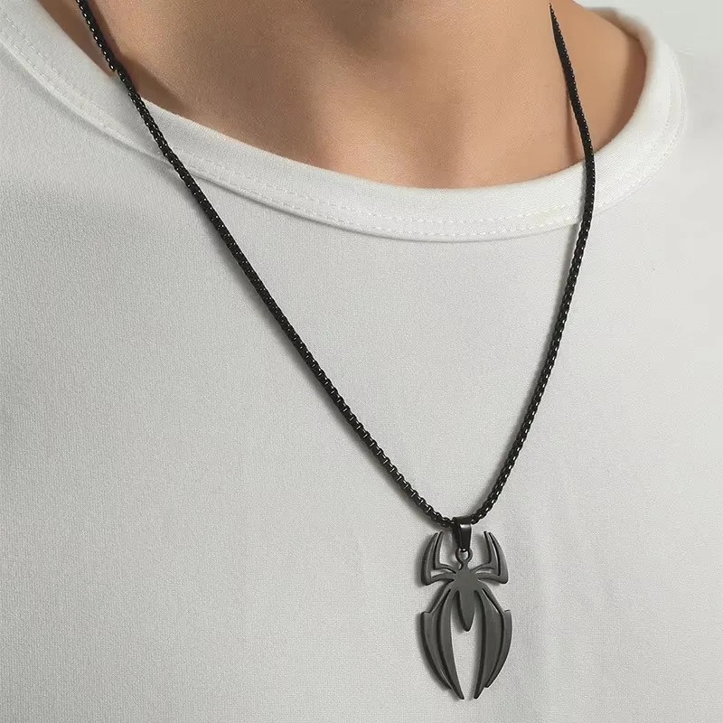 Gothic Spider Shape Necklace S - Men'S Accessories Chain 评论和价格