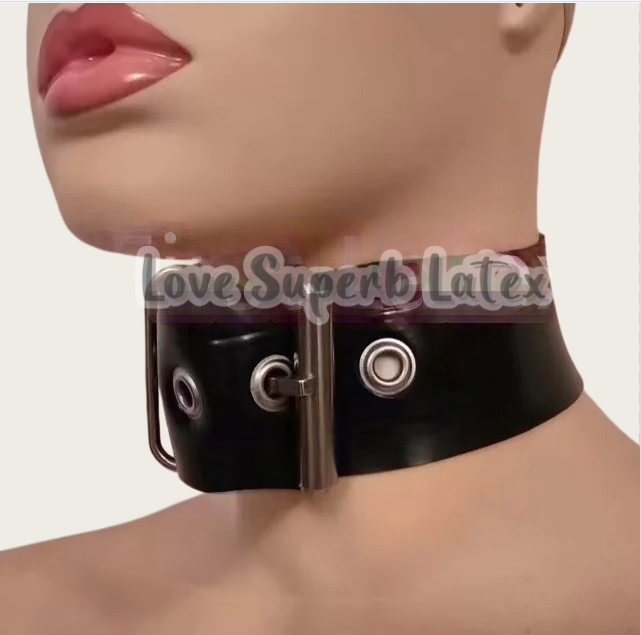 0.4mm Sexy Latex Neck Choker R - Men'S Accessories Chain 评论和价格