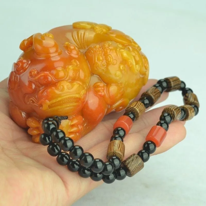 Natural Huang Longyu Pixiu Pen - Men'S Accessories Chain 评论和价格