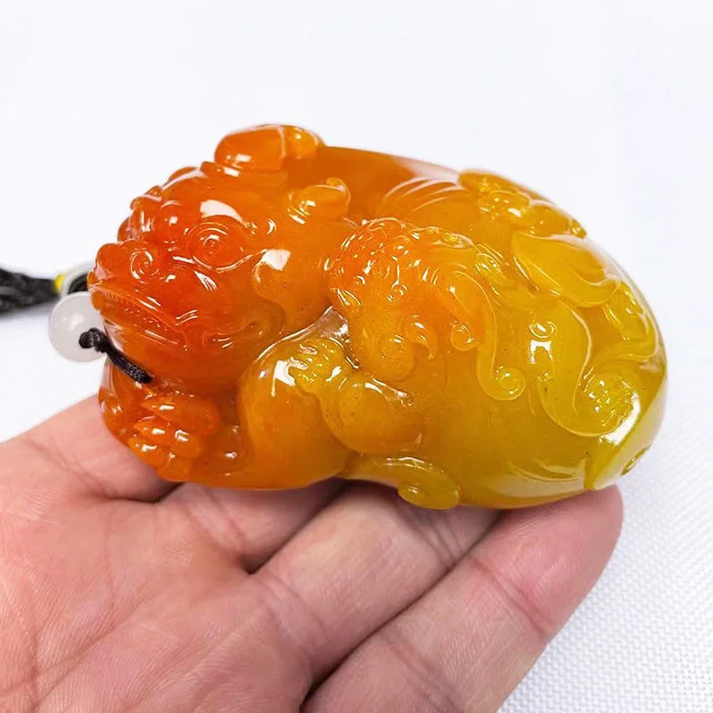 Natural Huang Longyu Pixiu Pen - Men'S Accessories Chain 评论和价格
