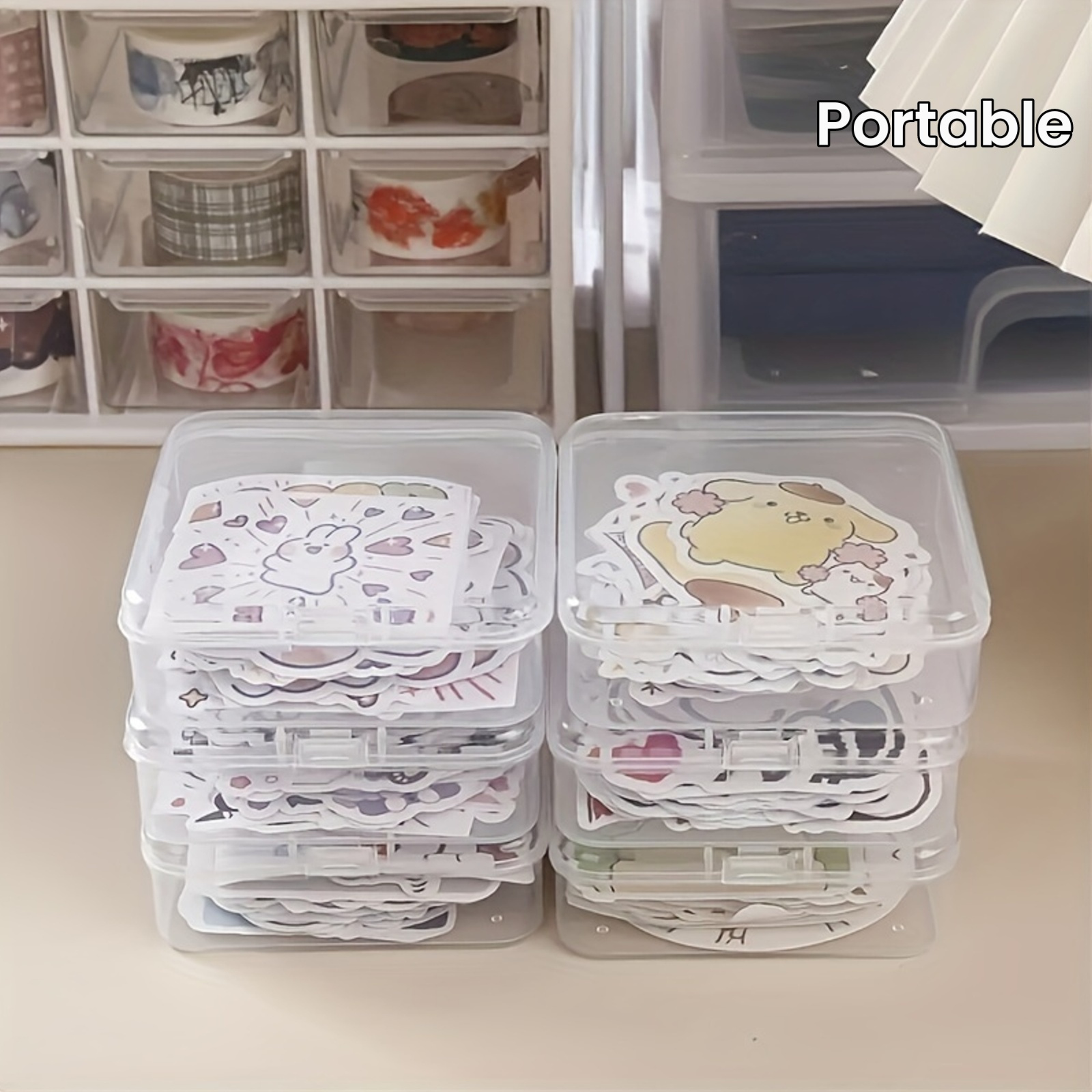 8pcs Clear Storage Boxes Porta - Men'S Accessories Drawer Organizer 评论和价格